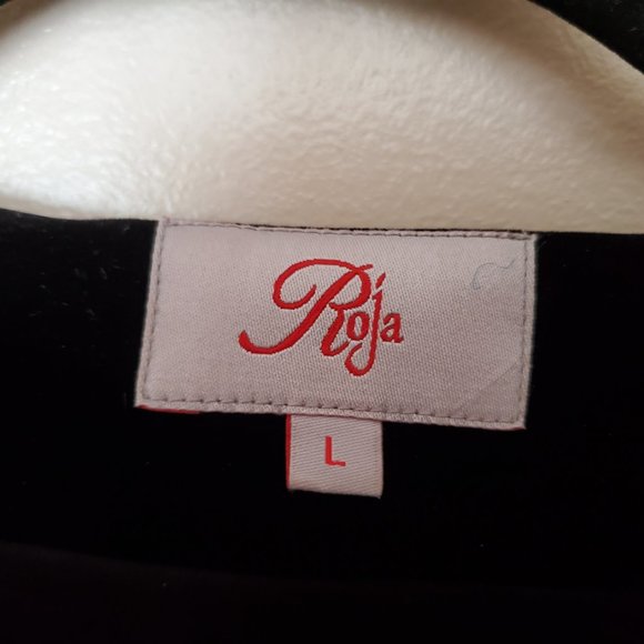 ABSOLUTELY GORGEOUS Roja Velvet Jacket Size L - Picture 4 of 4